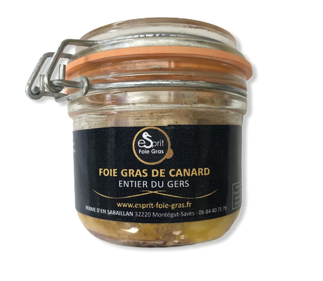 foie gras de canard entier 180grs  Les produits du Château Bellevue
